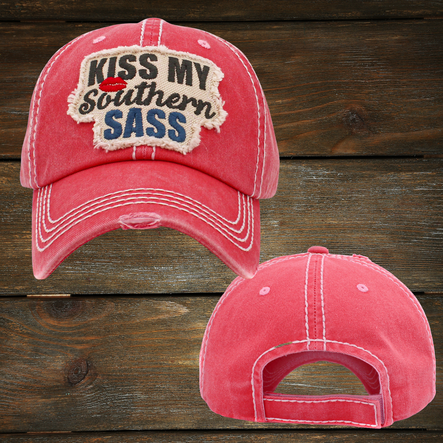 Stylish and practical, Just A Little Moody features a washed vintage distressed ballcap complete with velcro back closure for an adjustable fit. Perfect for cow lovers, this ballcap is sure to add a finishing touch to your ensemble.