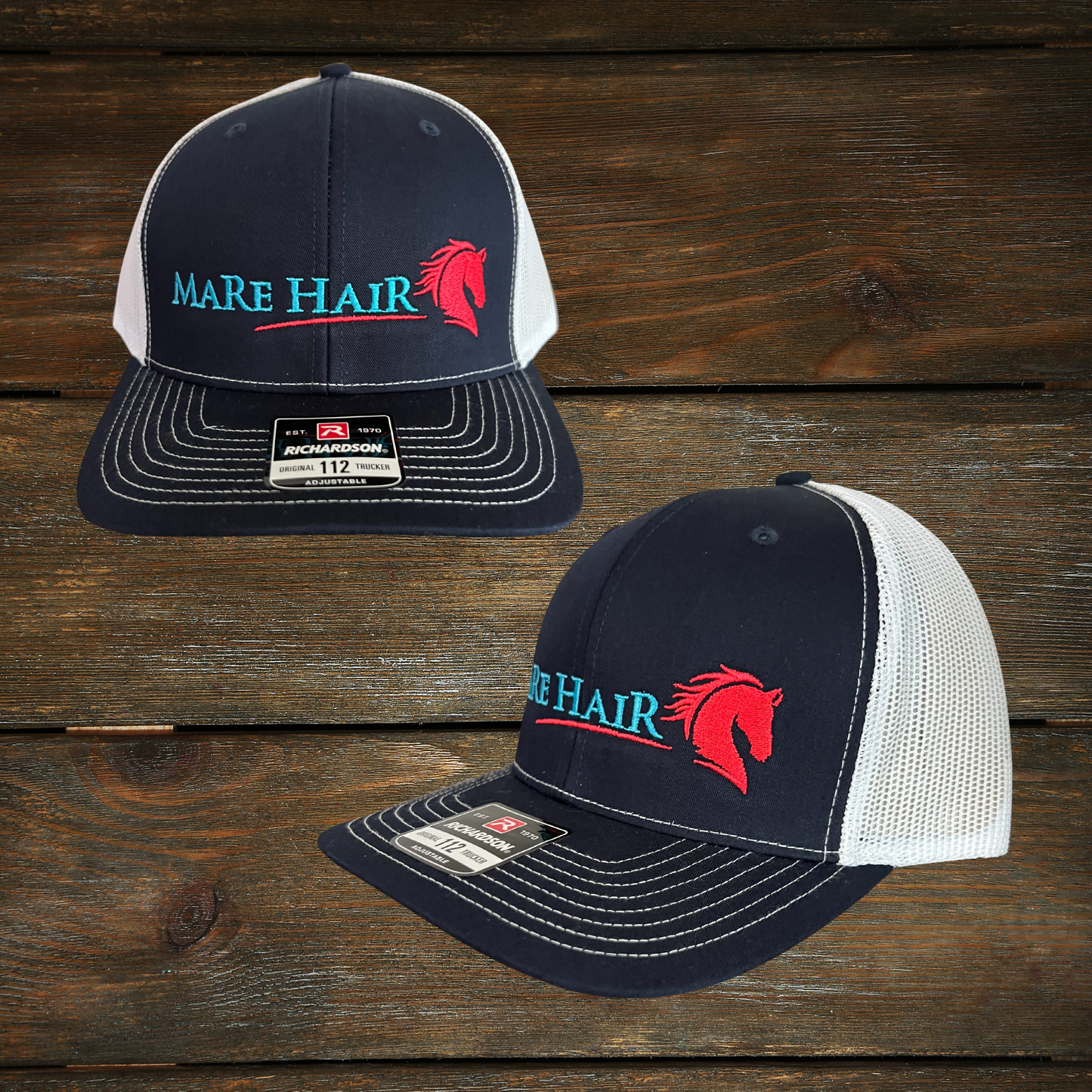 The MaRe HaiR™️ hat is the perfect combo of fashionable and functional--breathable mesh back and adjustable snapback for breathtakin' comfort and the BITS & GRIT™️ Original design to help keep your mane in check. Snag one today and stay breezy!